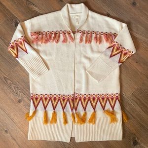Size Small Matilda Jane Sweater with Tassels